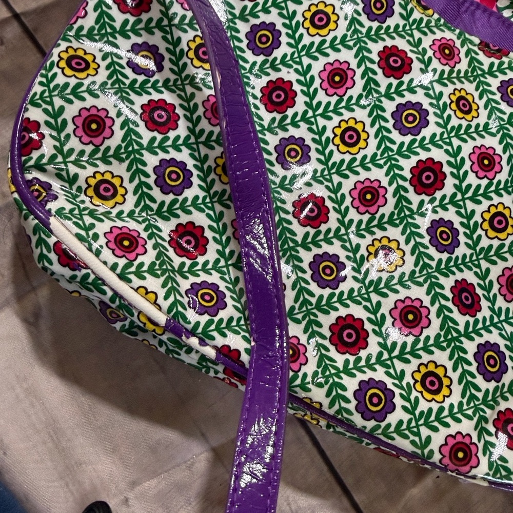 Vera Bradley Floral Pattern Crossbody Bag in Purple and Multi - Picture 6 of 10